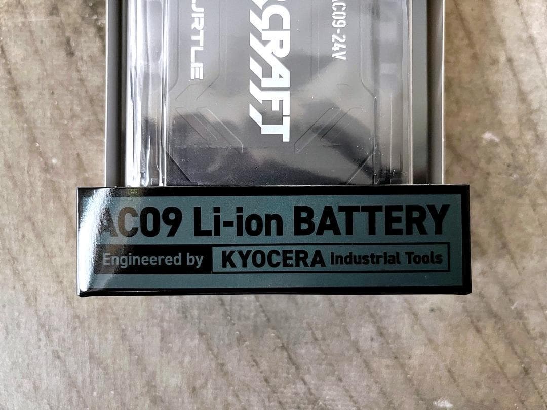 最新24V 新品 バートル AC09 ファンバッテリーセット 空調服用 黒