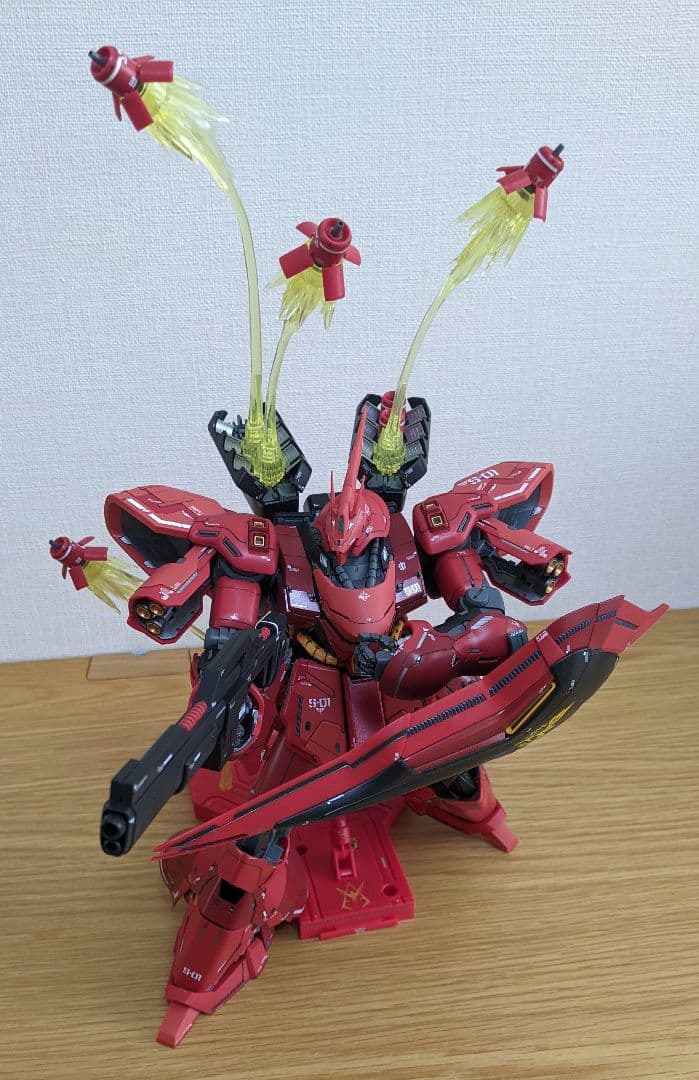 「アクシズ、行け！忌まわしい記憶と共に！」ガンプラ完成品MGサザビーver.ka