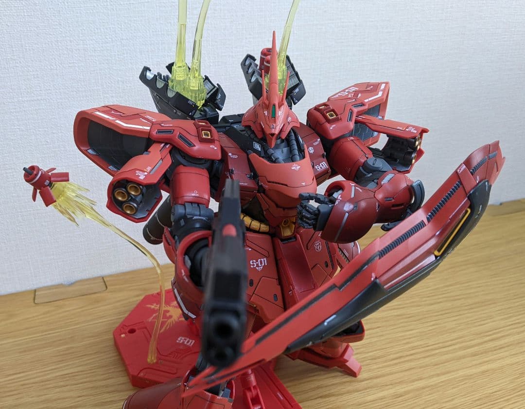 「アクシズ、行け！忌まわしい記憶と共に！」ガンプラ完成品MGサザビーver.ka