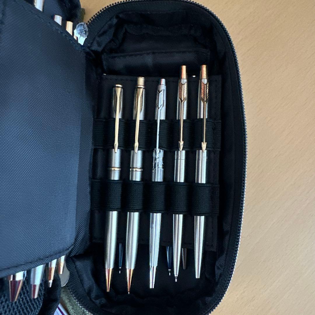 Parkerシャーペンボールペン廃盤モデルWatermanシャーペン筆箱