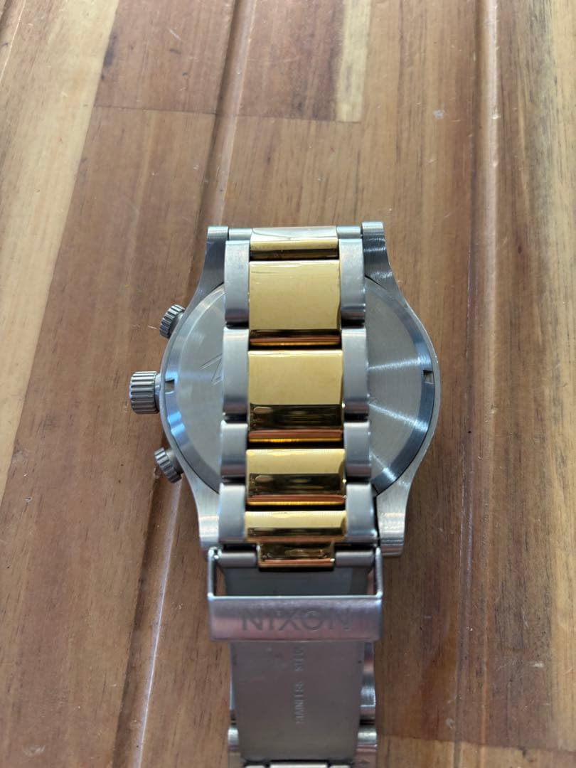 NIXON THE 51-30 CHRONO 腕時計 シルバー/ゴールド