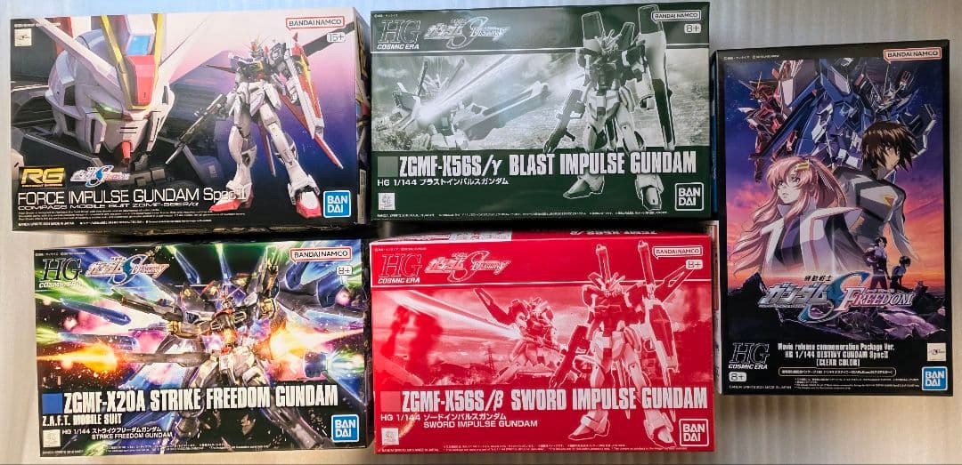 RG・HGガンダムSEEDガンプラ　まとめ売り