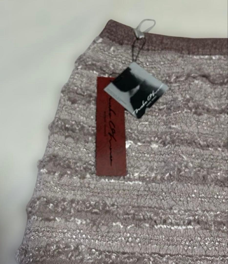 未使用 ノコオーノ NOKO OHNN フリンジスカート/40/シャギーツイード