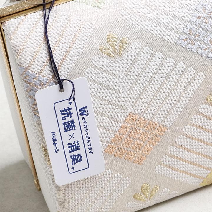 【新品】沙織謹製 草履バッグセット 草履23cm 古典柄 帯地 　03018