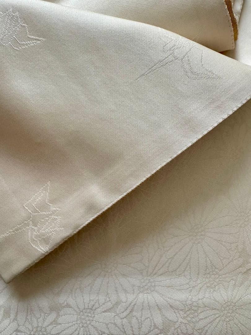 高級 袋帯 正絹 六通柄 山口弘躬 献上木春菊 唐織 金糸使用 山口美術織物