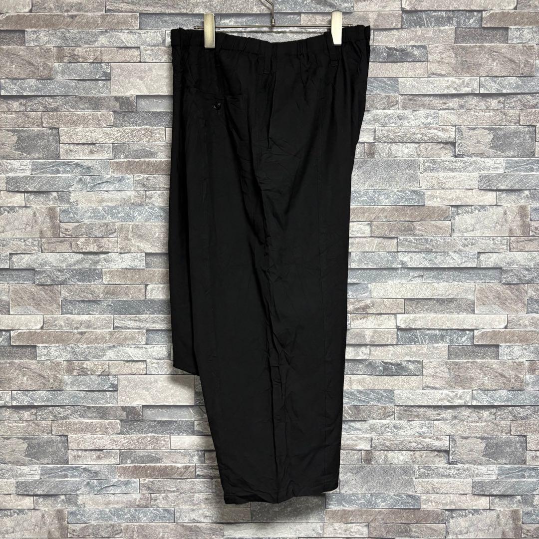 ヨウジヤマモトプールオム 16SS シワ加工サルエルパンツ BLK/2