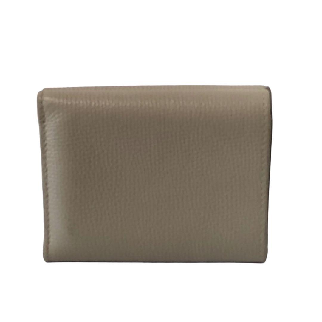 ロエベ　アナグラムバーティカルウォレットグレージュ　三つ折り財布　503