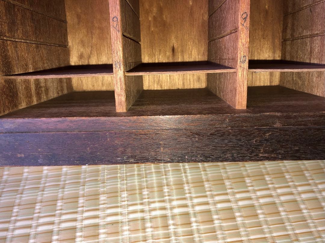 小物入れ　収納棚　ヴィンテージ　昭和レトロ　オーダー家具　貴重