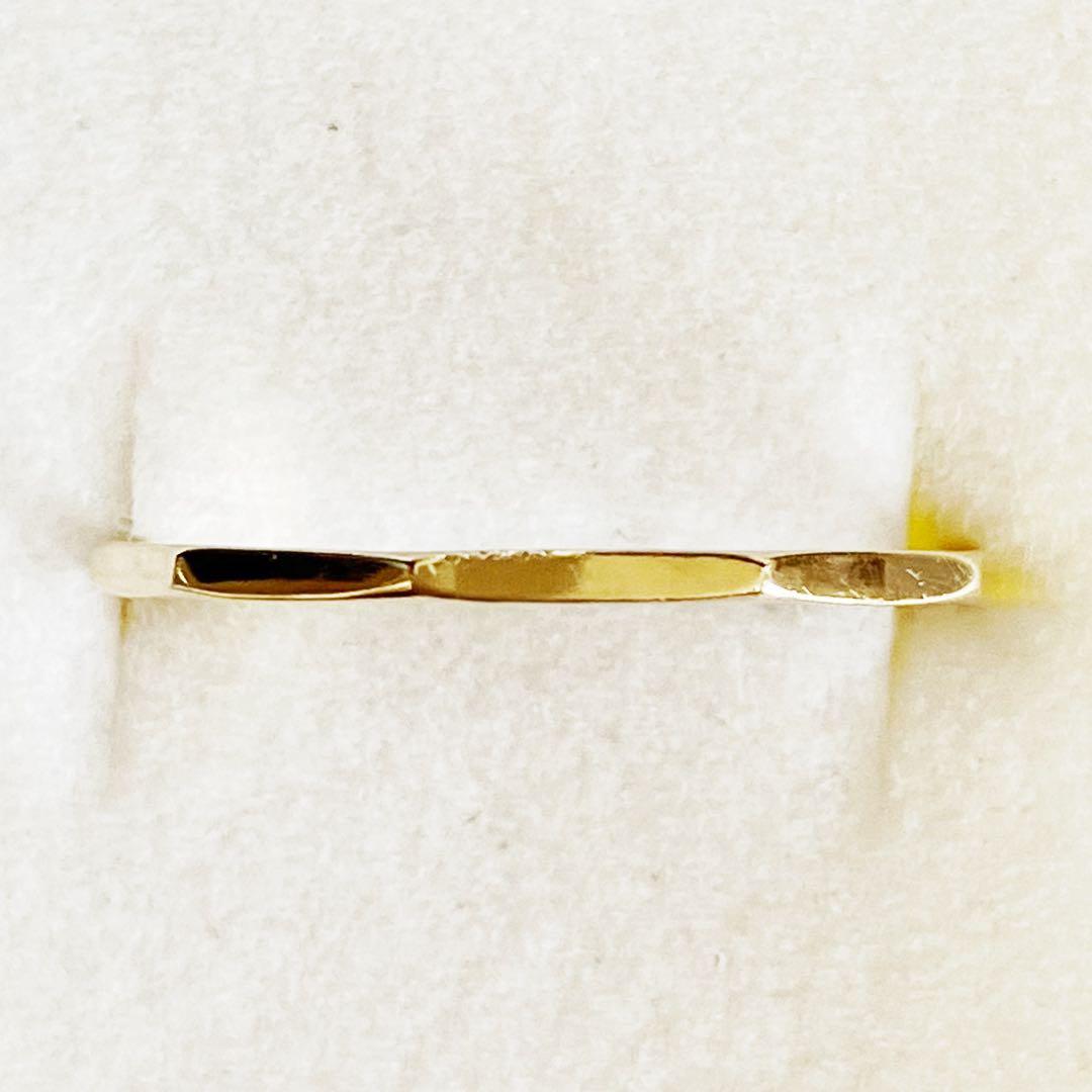 【値下げ×】【素敵】K18 デザイン　リング