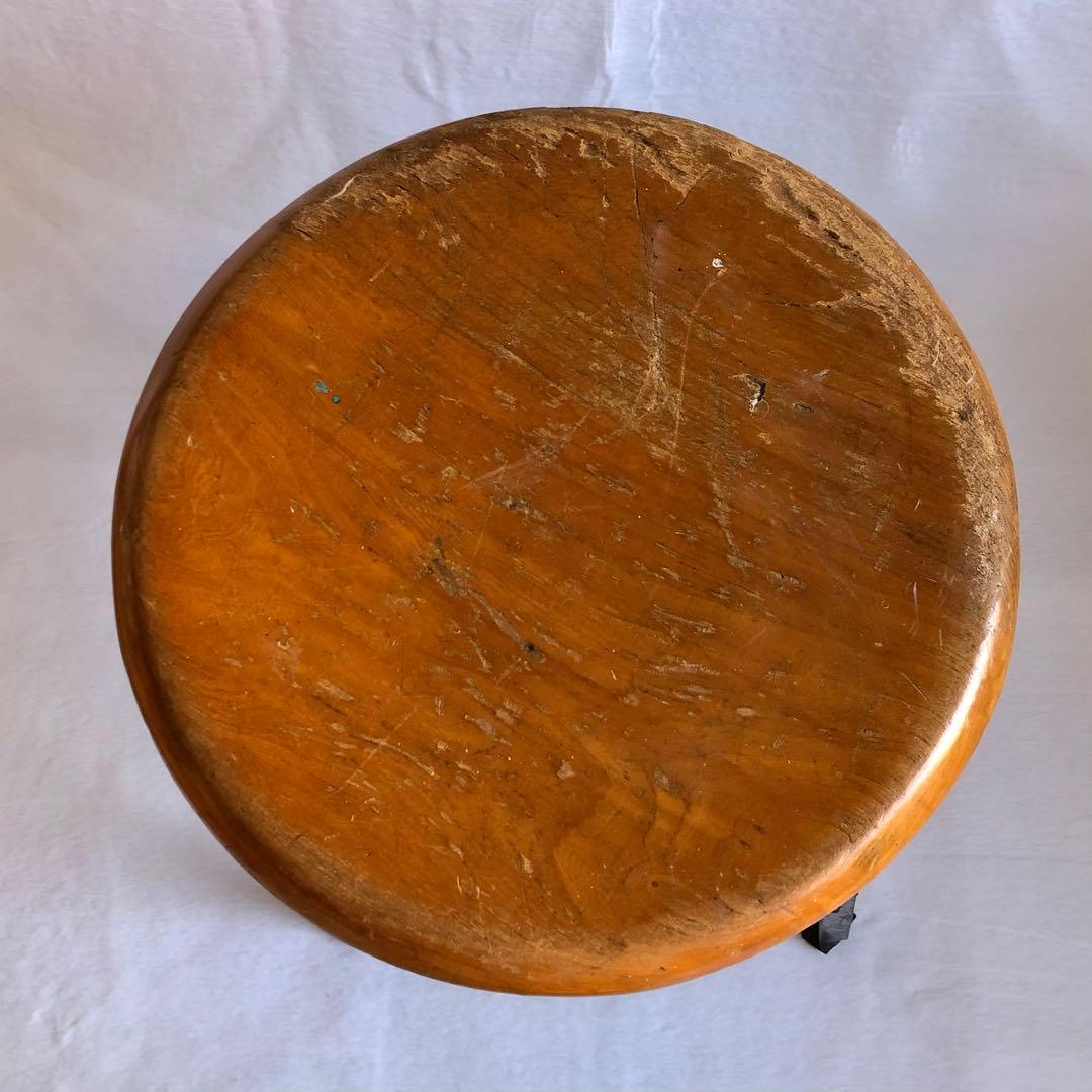 2点 ヴィンテージ オリジナル インダストリアル グランドビュー スツール