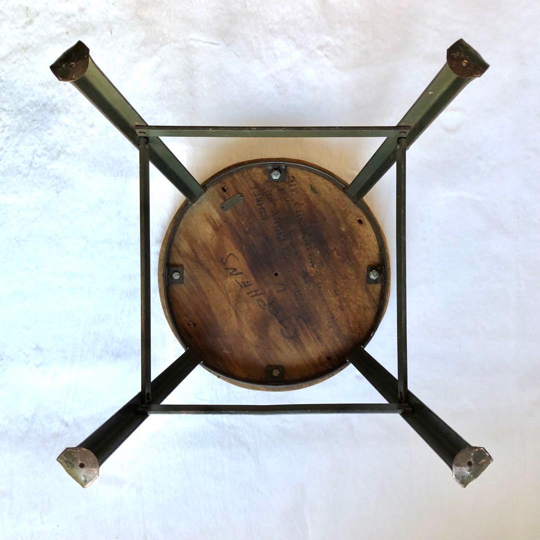 2点 ヴィンテージ オリジナル インダストリアル グランドビュー スツール