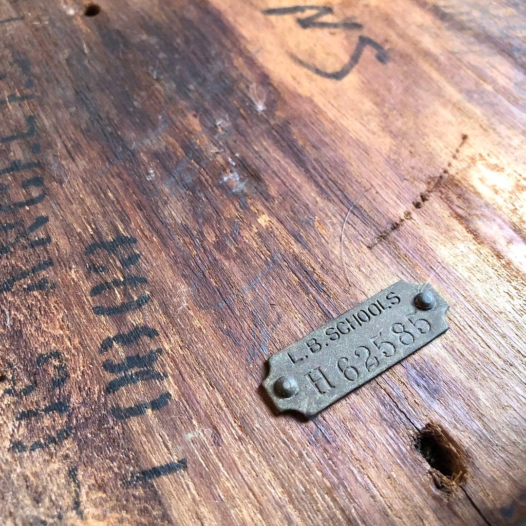 2点 ヴィンテージ オリジナル インダストリアル グランドビュー スツール