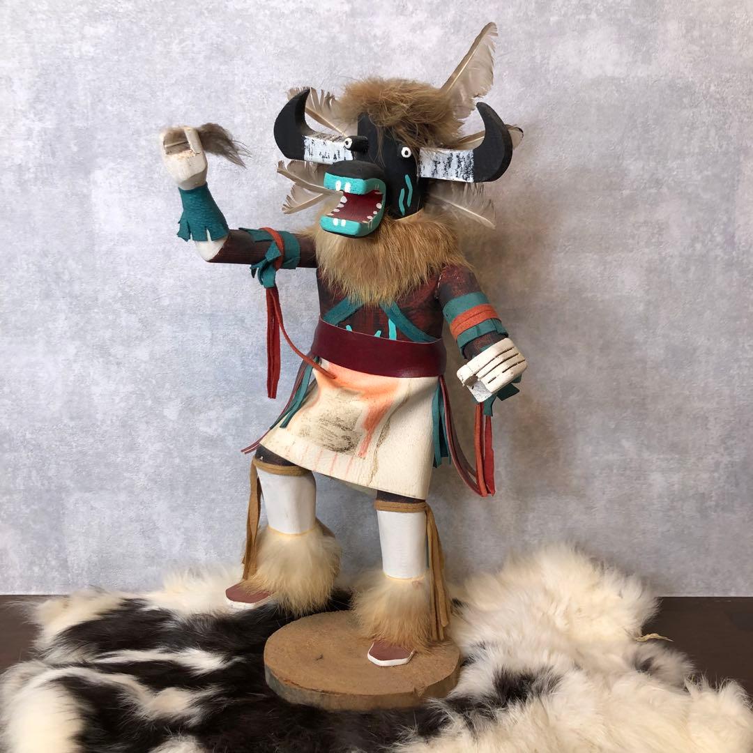 アンティーク カチナドール オルグ カチーナ ナホバ族 ホピ族 人形