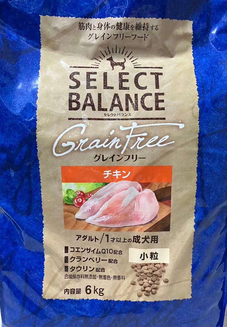 セレクトバランス　グレインフリー　アダルト　チキン　6kg
