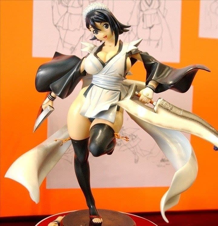 中古ガレージキット 鉄虎竜 1/5 侍魂 天下一剣客伝 いろは