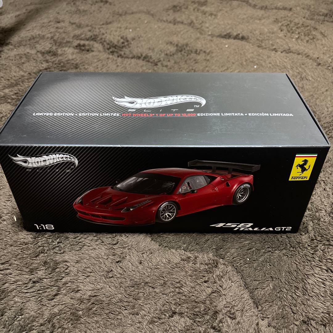 マテル HOTWHEELS ELITE フェラーリ 458 ITALIA GT2