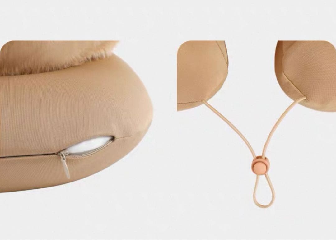 日本未発売TBH * Coogi フード付き ネックピロートラベルクッション