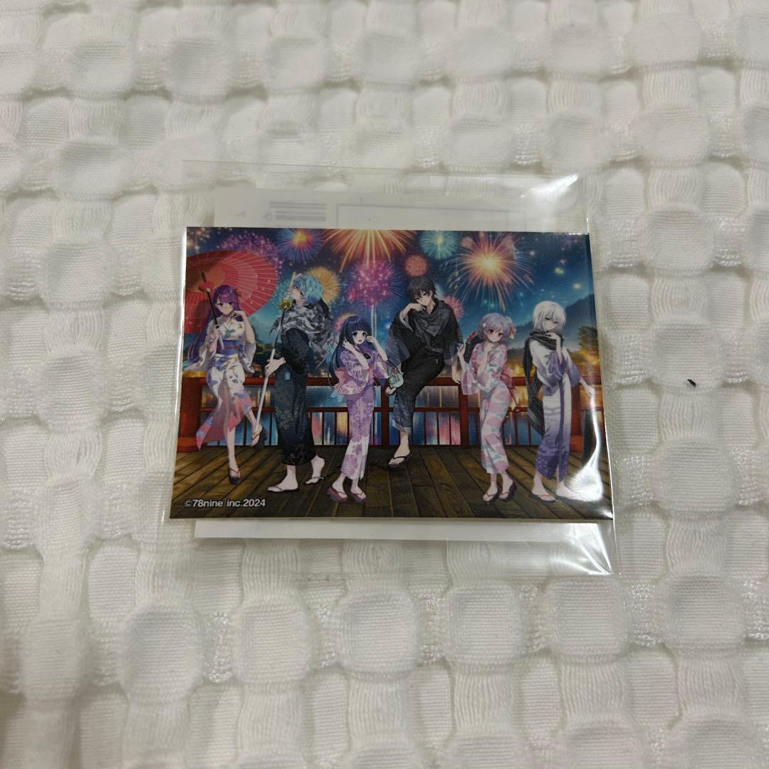 俺クロ 夏祭り書き下ろし キャンパス 缶バッジ ステッカー 8点セット