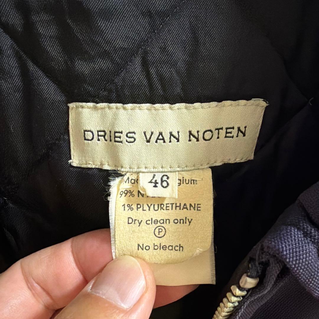 ドリスヴァンノッテン　ブルゾン　ネイビー