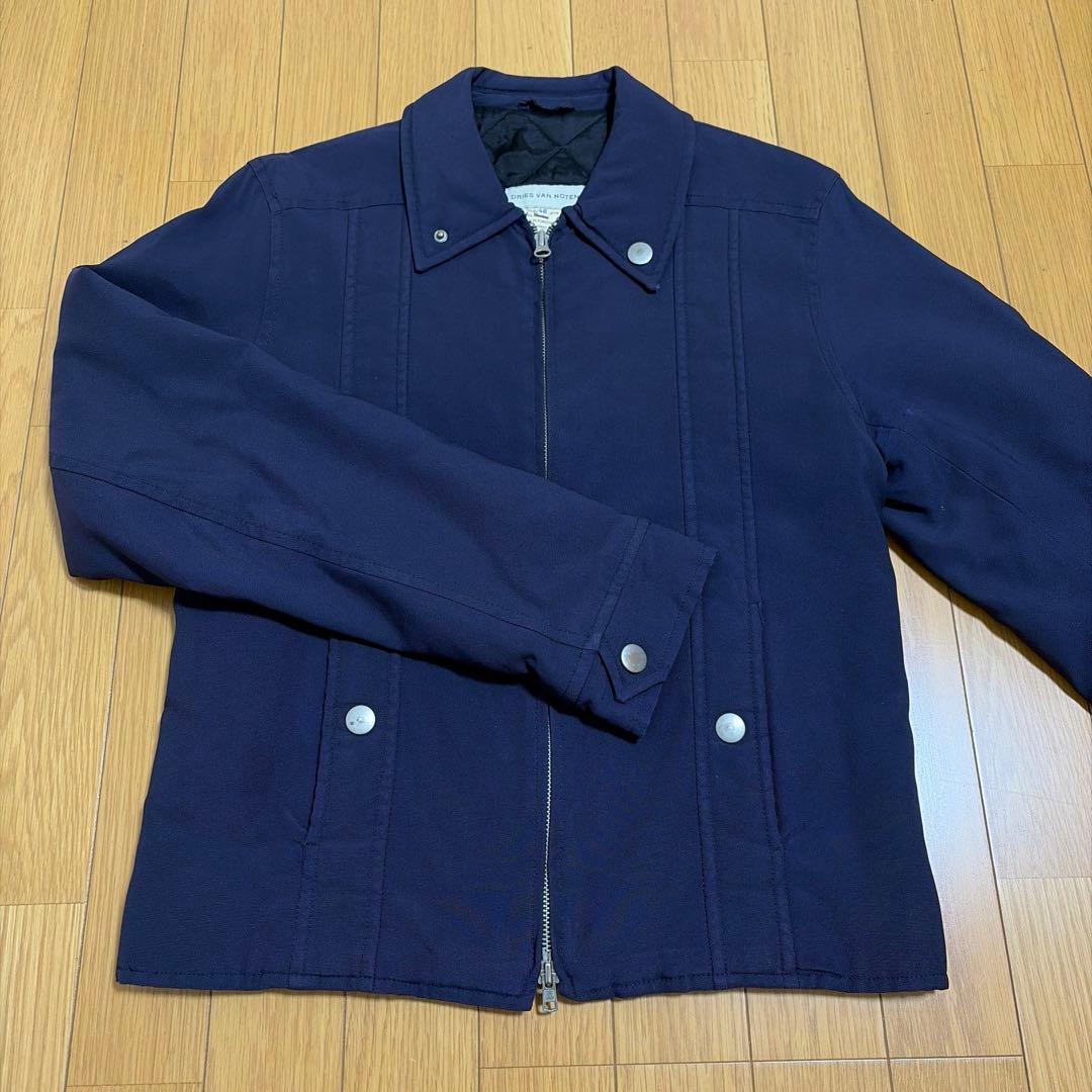 ドリスヴァンノッテン　ブルゾン　ネイビー