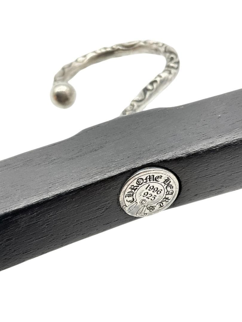 【美品】CHROME HEARTS スクロールフック　エボニーハンガー