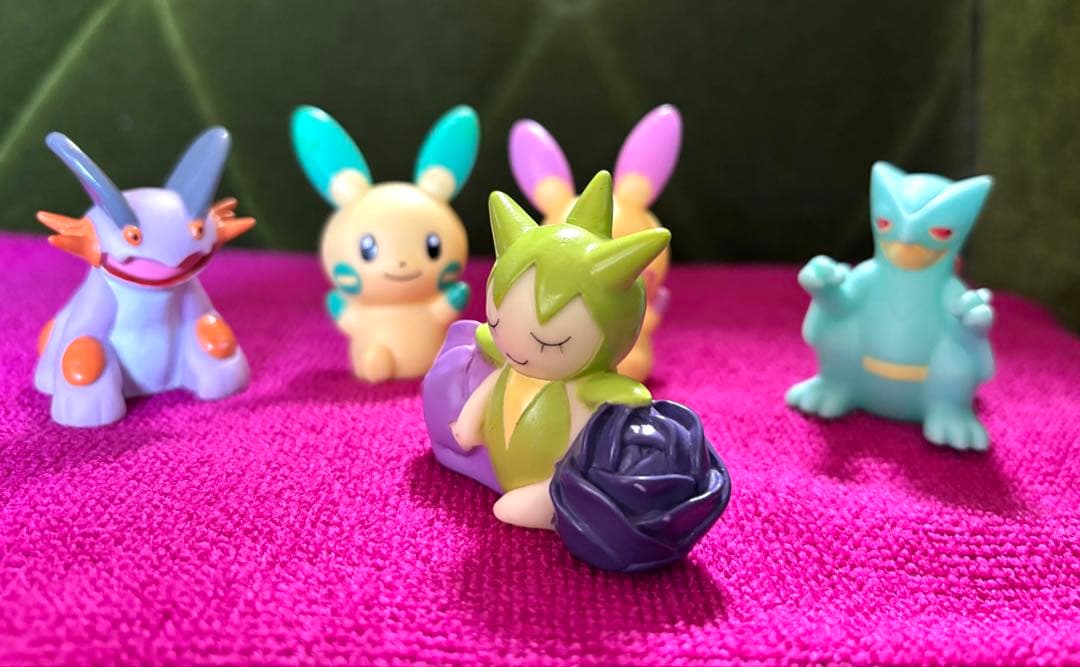 【限定品】ポケモンキッズ 色ちがい5体セット プラスル マイナン ジュカイン 他