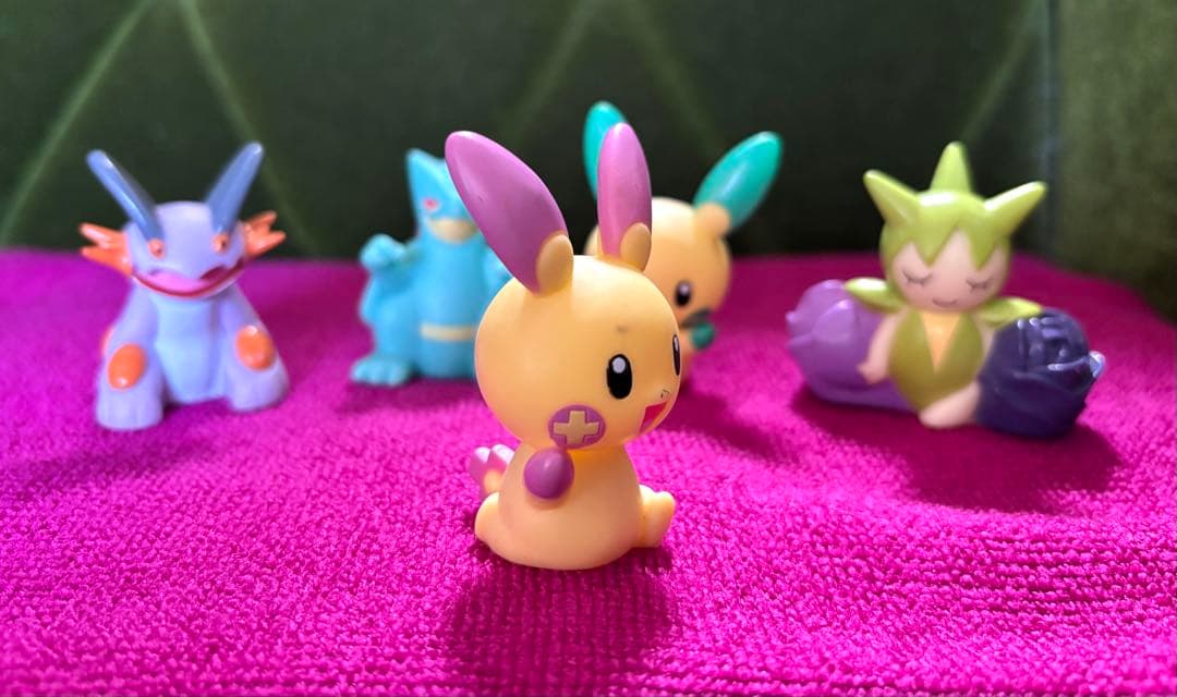 【限定品】ポケモンキッズ 色ちがい5体セット プラスル マイナン ジュカイン 他