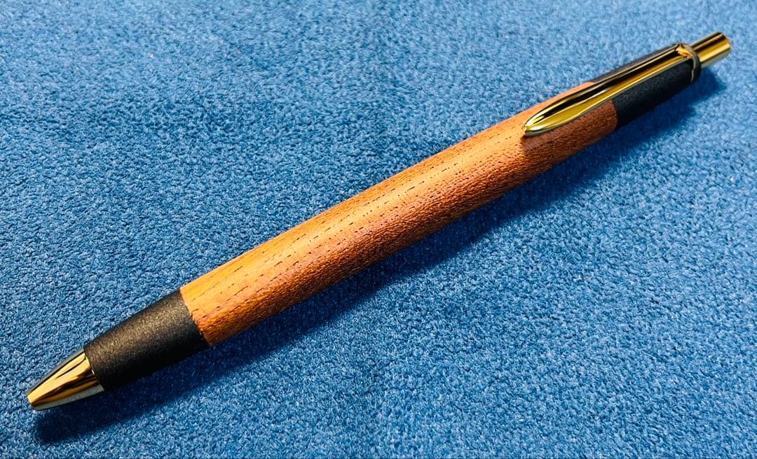ボナンペン　シャープペンシル　欅　真鍮金具　【未使用に近い美品】