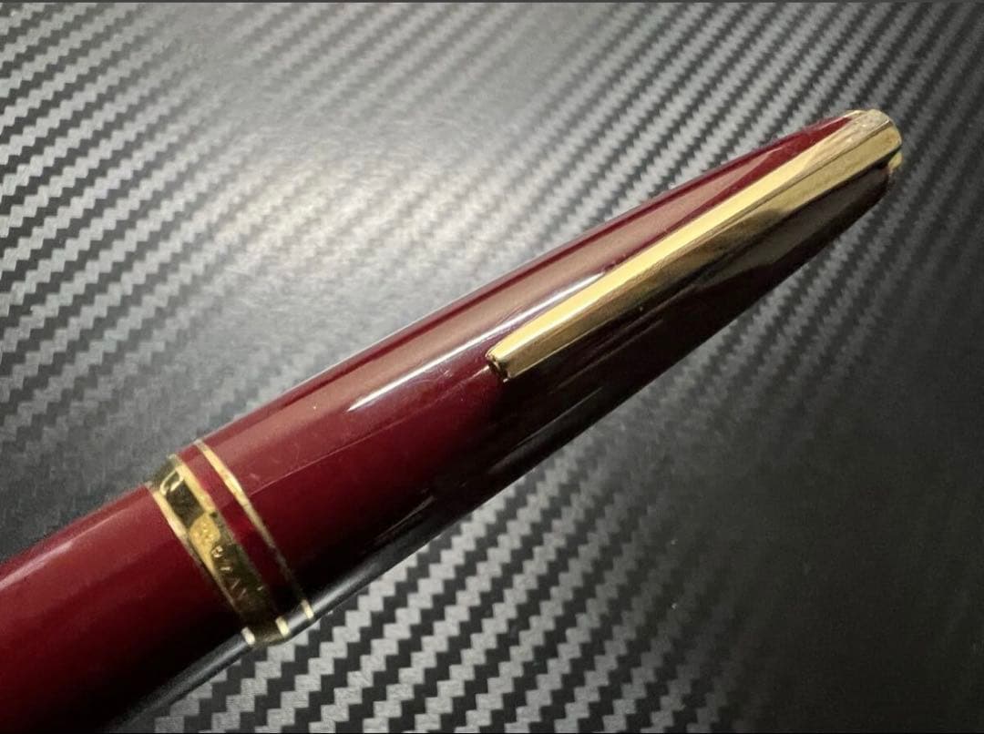 未使用に近い モンブラン No.221 万年筆 ボルドー EF 極細字