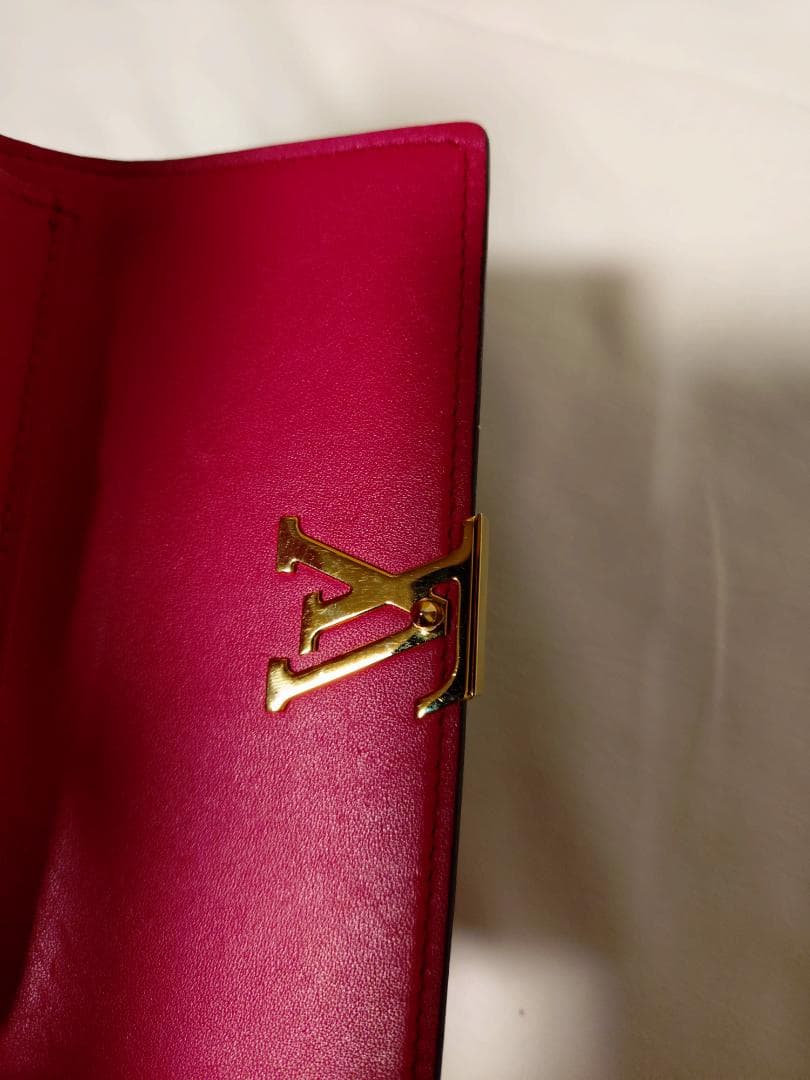 【良品☆値下げ依頼】Louis Vuitton 三つ折財布♡黒×ピンク