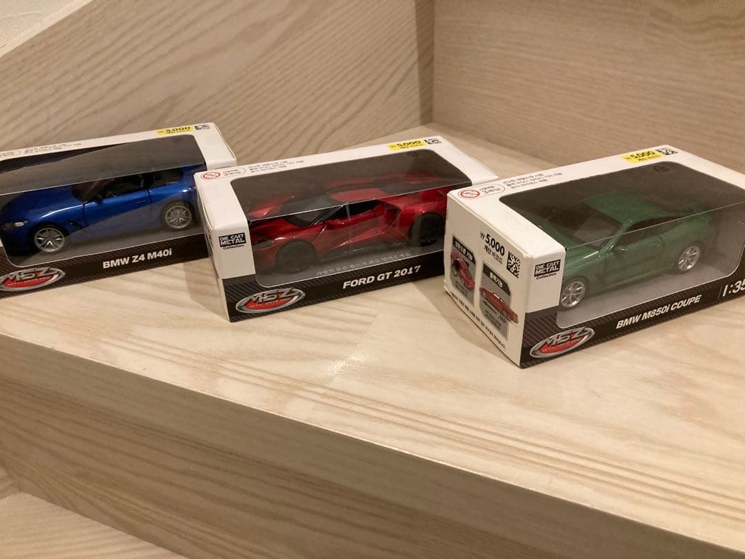 ミニカー BMW M850i COUPE, FORD GT 2017, Z4 M40i