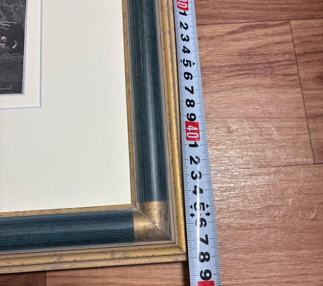 アンティークオリジナル木口木版　グスタフ・ドレ　挿画　ジョン・ミルトン　失楽園