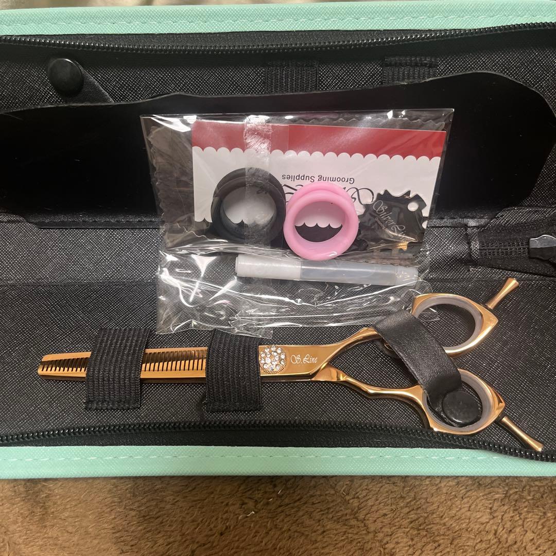 SILVERLINE 消しゴムスキバサミ　6.5インチ