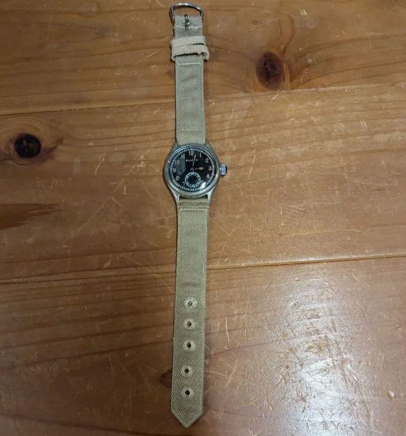 【ジャンク】BULOVA ブローバ　1940年代　army 陸軍　アンティーク