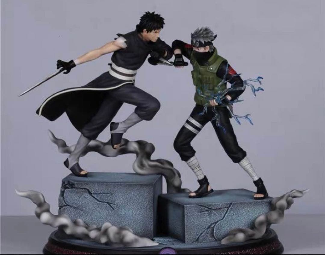 翌日発送　カカシ　オビト　ナルト　フィギュア　ガレージキット