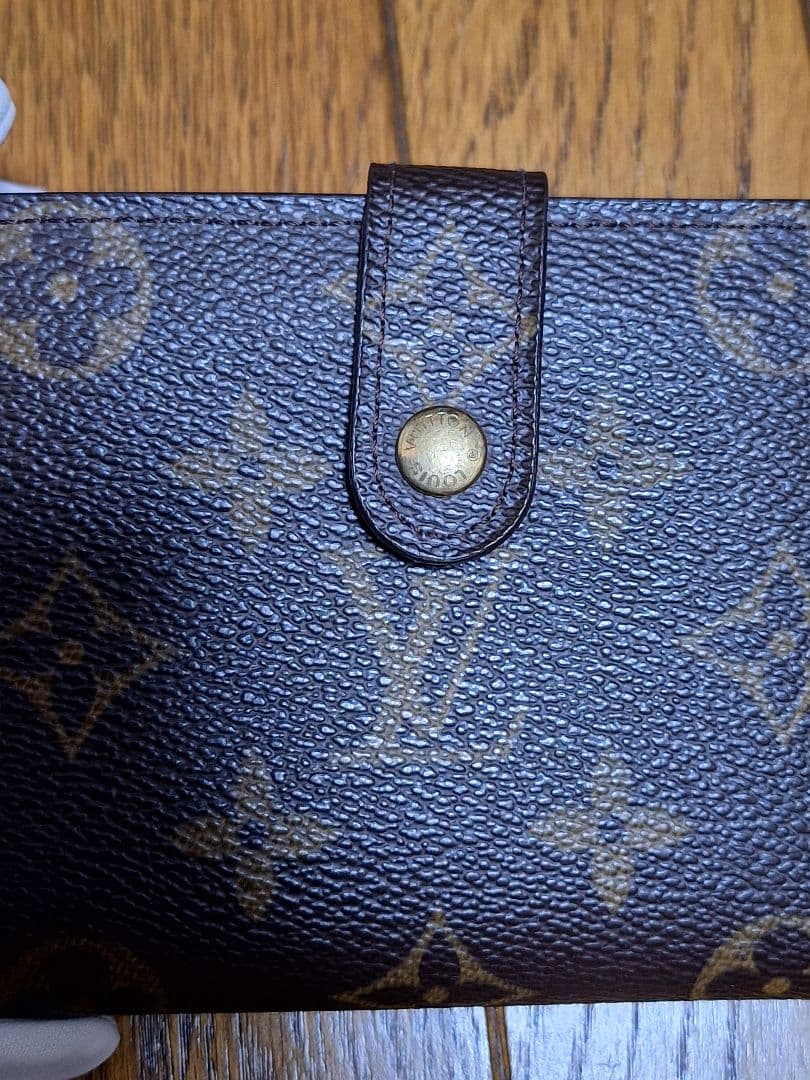 美品！LOUIS VUITTON ポルトフォイユ ヴィエノワ がま口二つ折り財布
