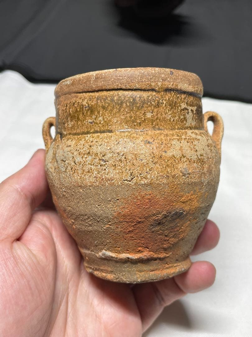 茶入。唐物茶入。唐時代。茶道具。古美術。骨董品。舊家蔵出し。希少。