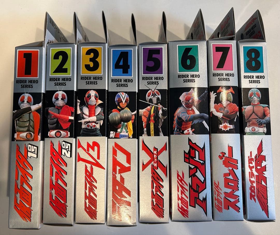 ライダーヒーローシリーズ　セミコンプ　新品未開封　コレクション品　1991年製