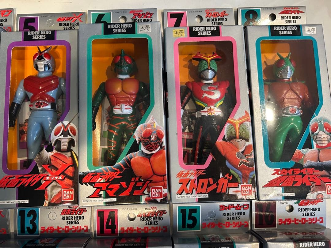 ライダーヒーローシリーズ　セミコンプ　新品未開封　コレクション品　1991年製