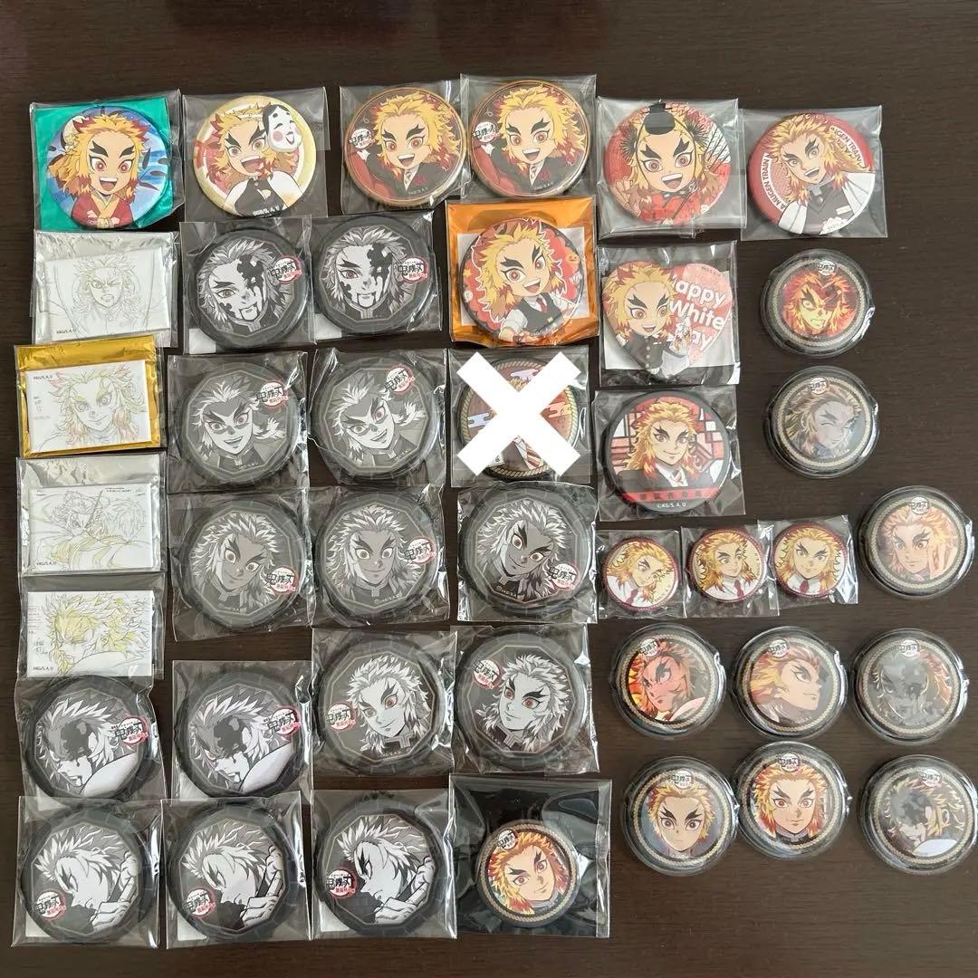 鬼滅の刃　煉獄杏寿郎　缶バッジ