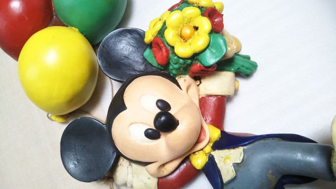 ミッキーマウス 風船付きフィギュア吊下約84cm