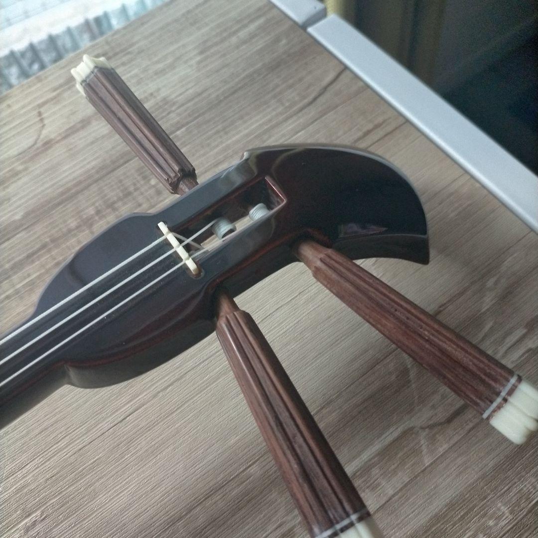 沖縄三線 本皮 三線 沖縄 皮破れなし 蛇皮 本蛇革 琉球 和楽器 弦楽器