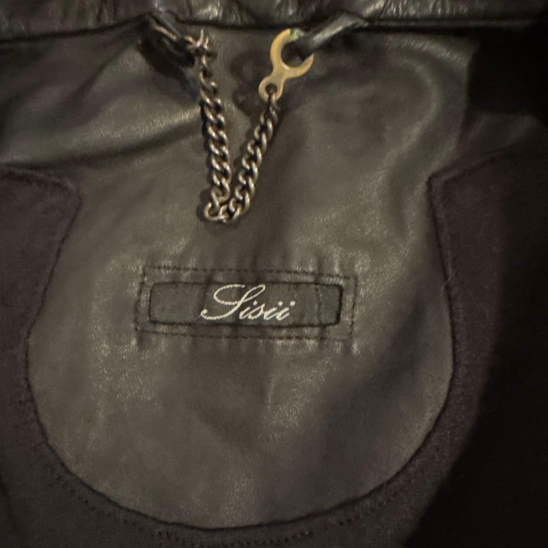 sissi レザーシングルライダース