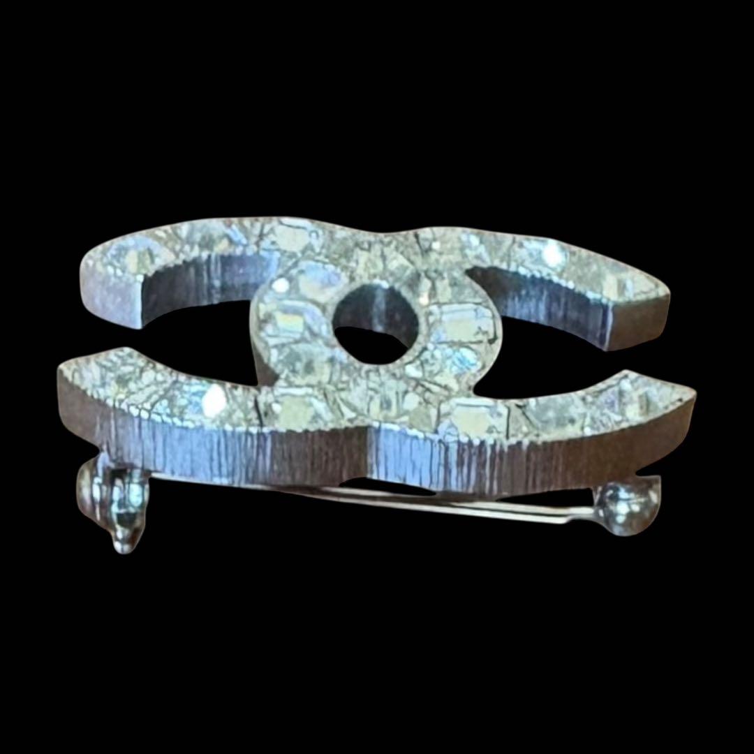 美品✨CHANEL CC Logo Brooch / シャネル ブローチ