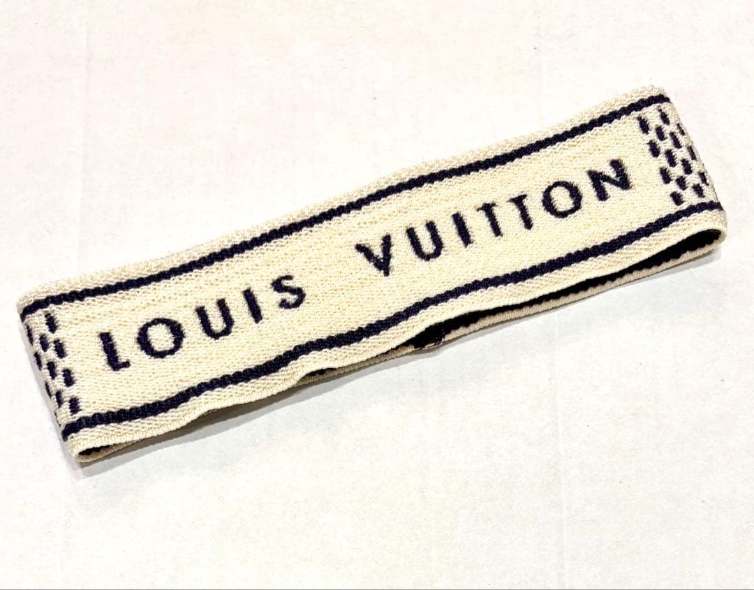 ヴィトン☆ロゴヘアバンド　リストバンド　3点セット　ヘアアクセサリー