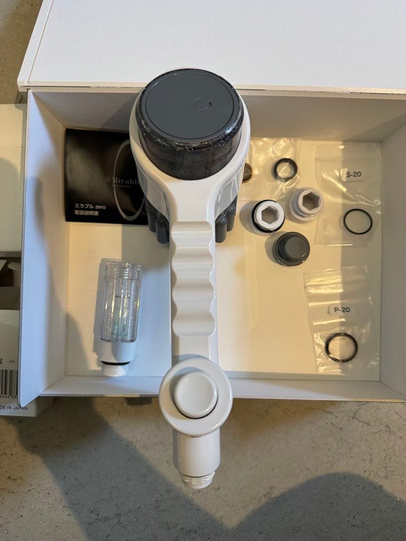 ミラブルゼロ　ウルトラファインミストシャワーヘッド