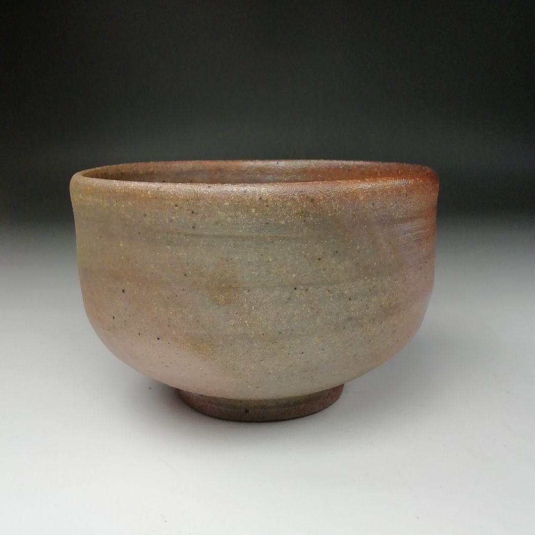 Ｔ１０９　茶碗　『薫染　茶碗』『益子焼』『箕輪靖夫』　共箱　抹茶碗　茶道具