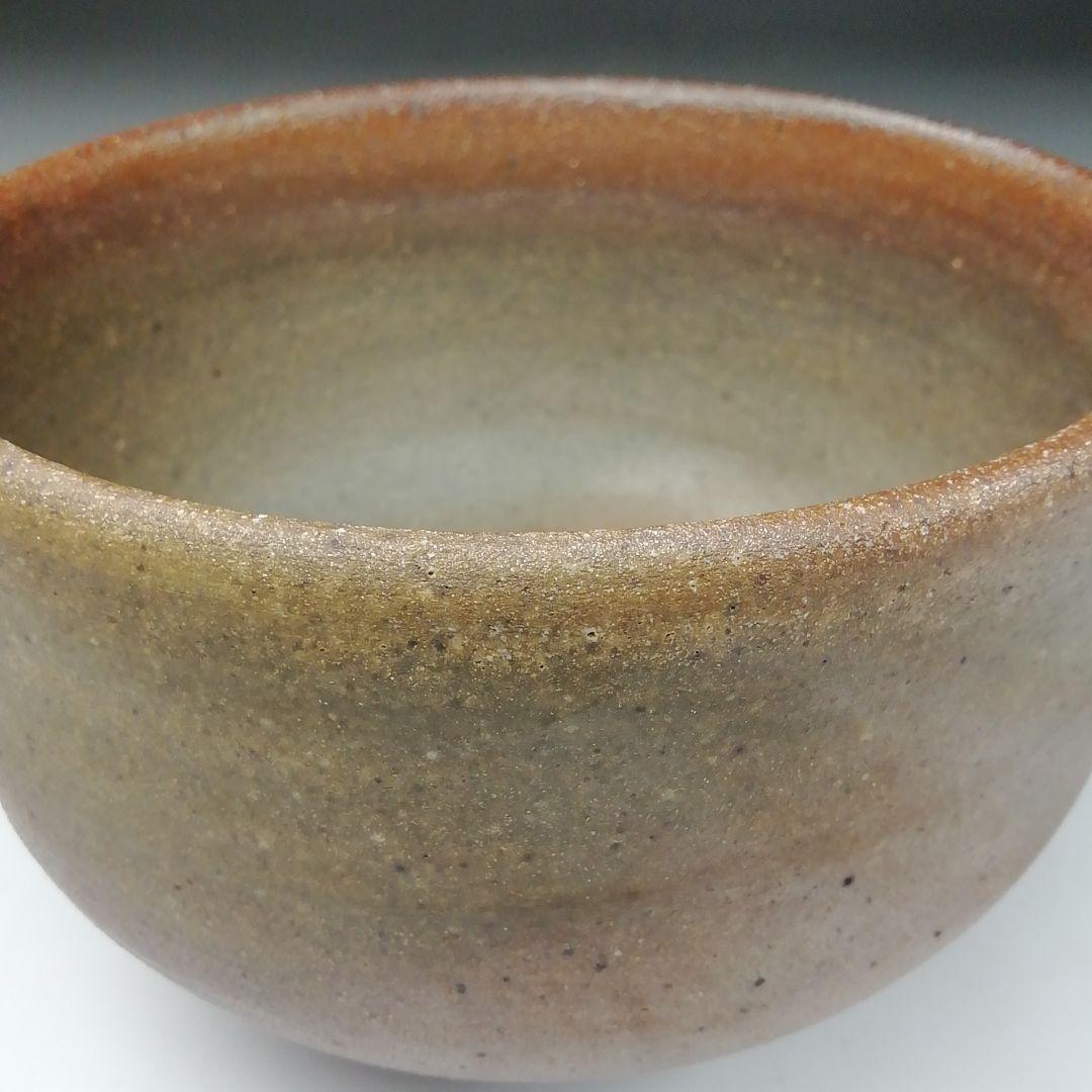 Ｔ１０９　茶碗　『薫染　茶碗』『益子焼』『箕輪靖夫』　共箱　抹茶碗　茶道具
