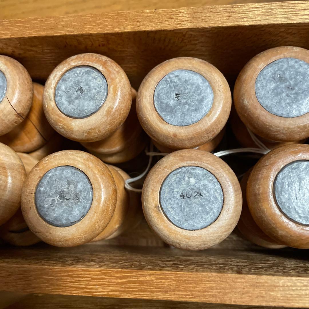 組紐、角台と丸台　組玉４０匁と70匁 重り玉　組紐の形を整える台など一式セット