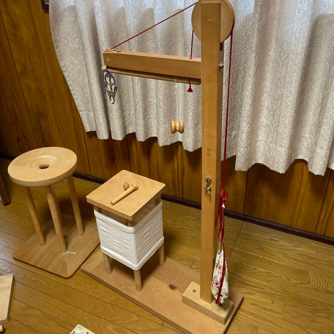 組紐、角台と丸台　組玉４０匁と70匁 重り玉　組紐の形を整える台など一式セット